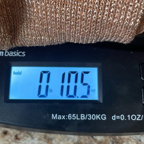 Lovers & Friends Nayelli off the shoulder Top Long sleeved Cropped Metallic XL - Picture 4 of 12